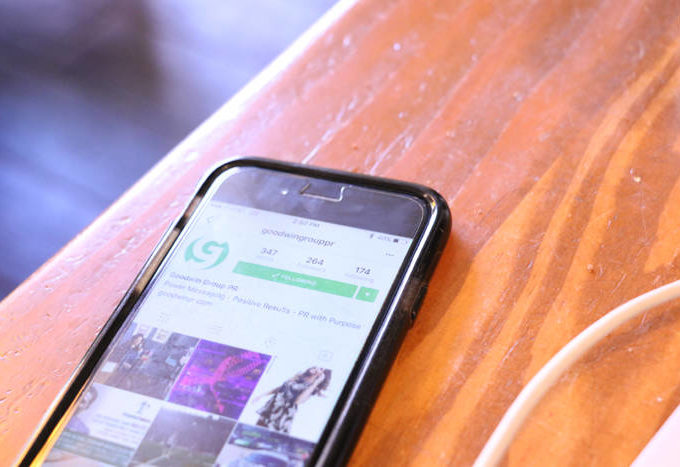 instagram on phone